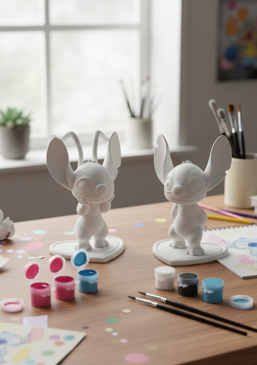 Stitch & Angel Sanat & Hobi Boyama Seti – Rahatlama ve Eğlence Bir Arada