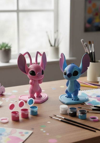Stitch & Angel Sanat & Hobi Boyama Seti – Rahatlama ve Eğlence Bir Arada